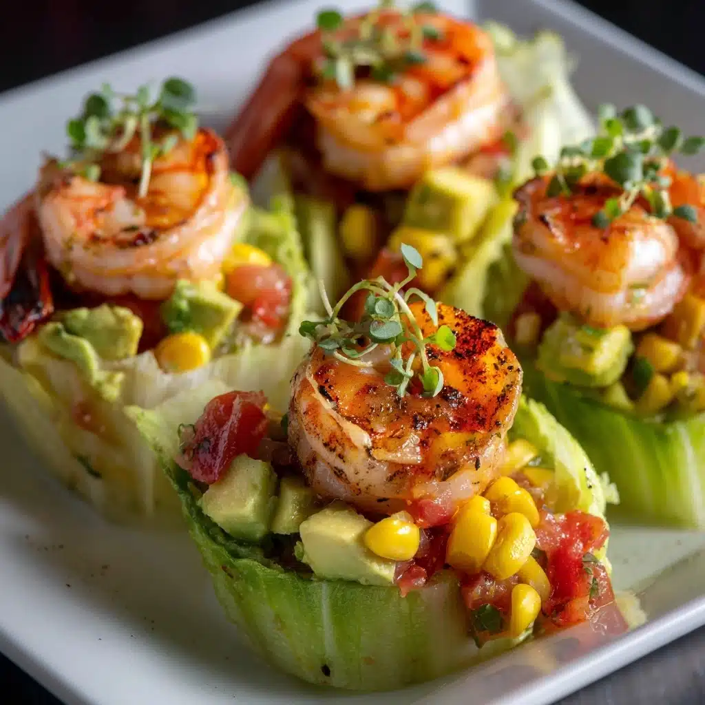 Healthy Taco Shrimp Lettuce Wraps Recipe - Recipe Image