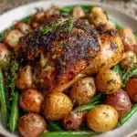 Italian Chicken, Potato, and Green Bean Bake Recipe