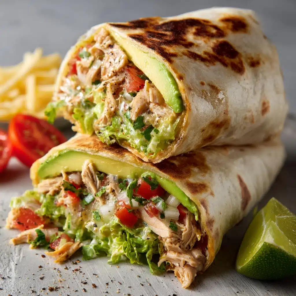 Chicken Avocado Ranch Burritos Recipe - Recipe Image