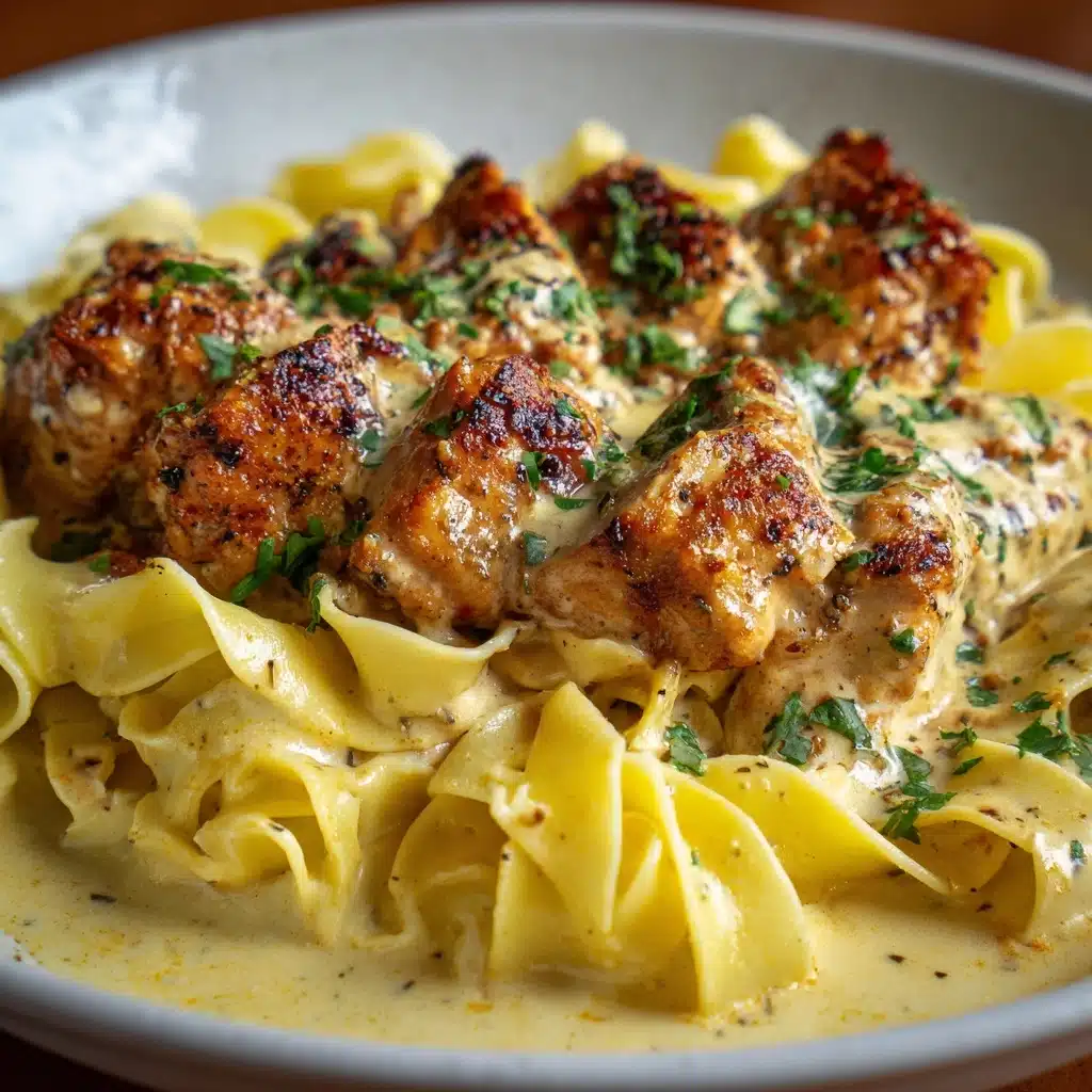 One-Pan Chicken with Buttered Noodles Recipe - Recipe Image