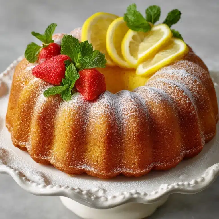 Extreme Lemon Bundt Cake Recipe