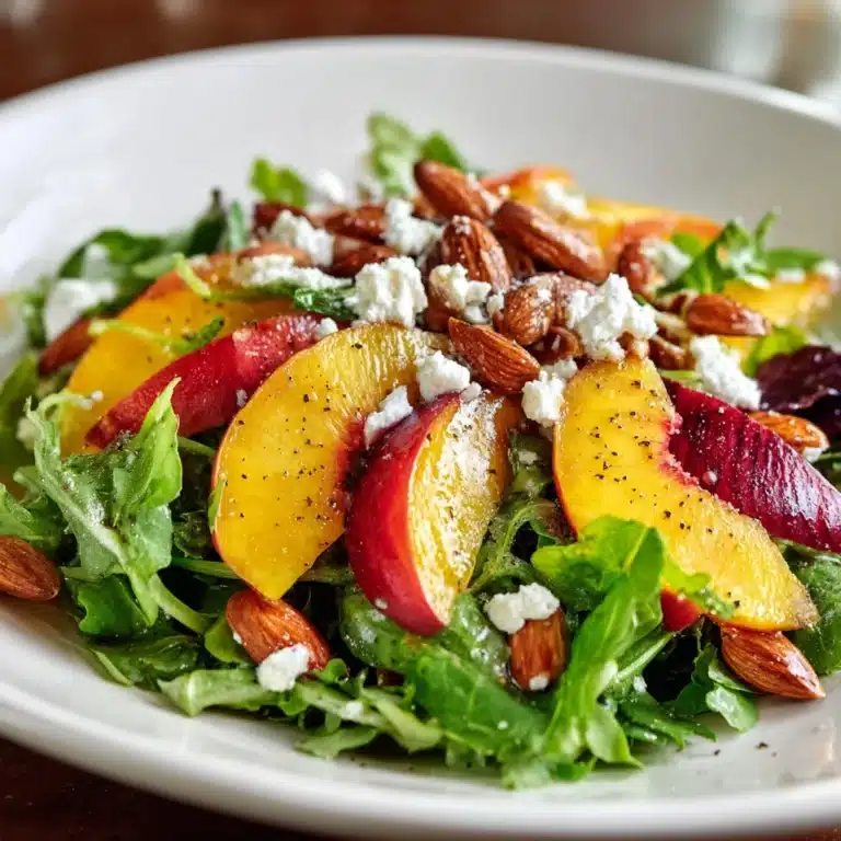 Arugula Nectarine Salad: A Bright Summer Salad Recipe