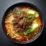 Korean Spicy Beef Vegetable Soup Recipe