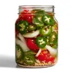 Pickled Green Tomatoes, Onions, and Peppers Recipe