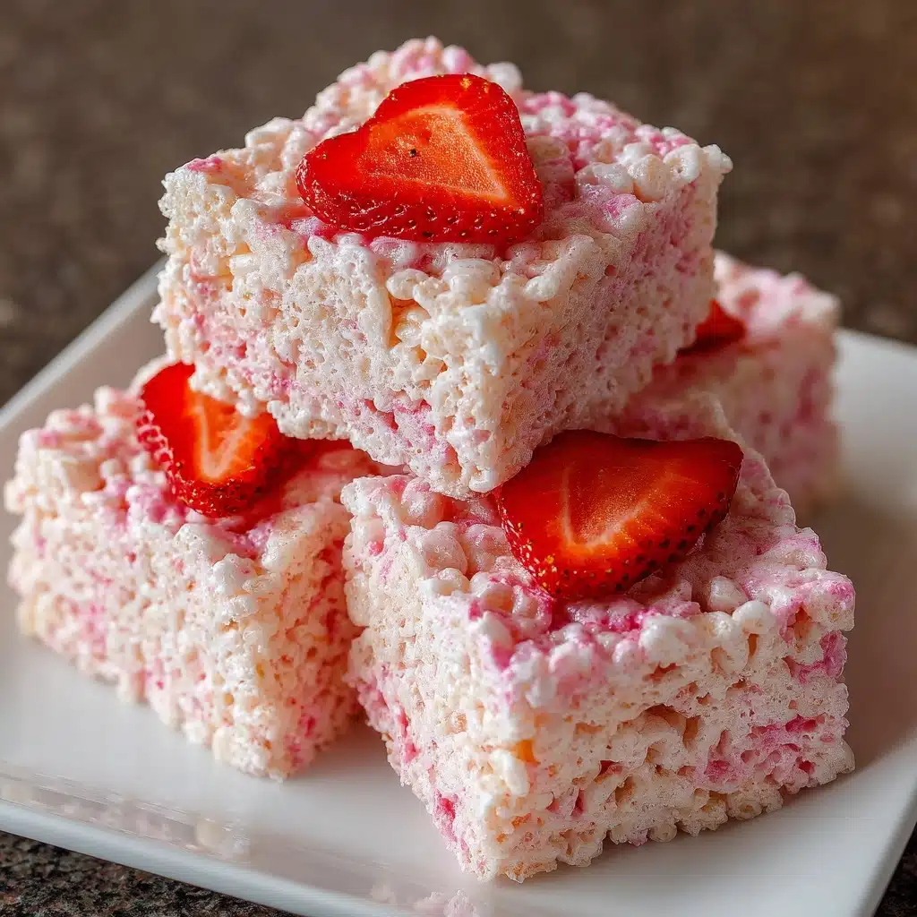 Strawberry Rice Krispie Treats Recipe - Recipe Image