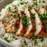 Garlic Parmesan Rice with Chicken Recipe