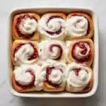 Strawberry Cheesecake Cinnamon Rolls Recipe