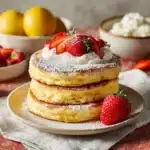 Cloud-like Lemon Soufflé Pancakes Recipe