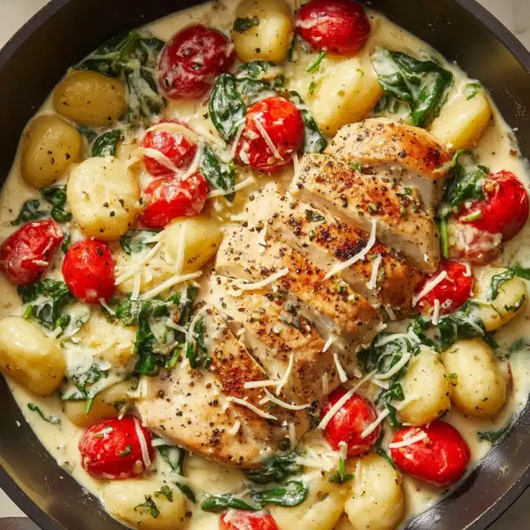 Garlic Chicken Gnocchi Skillet Recipe