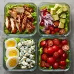 Easy Cobb Salad Meal Prep Recipe