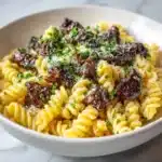Beef Rotini Garlic Parmesan Sauce Recipe