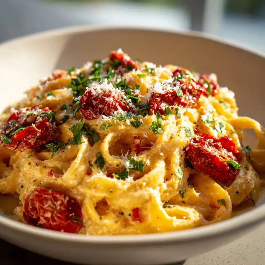 Roasted Tomato and Garlic Ricotta Pasta Recipe - Recipe Image