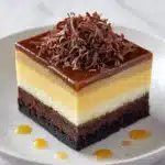 Secret Chocolate Cake with Passion Fruit Mousse Recipe