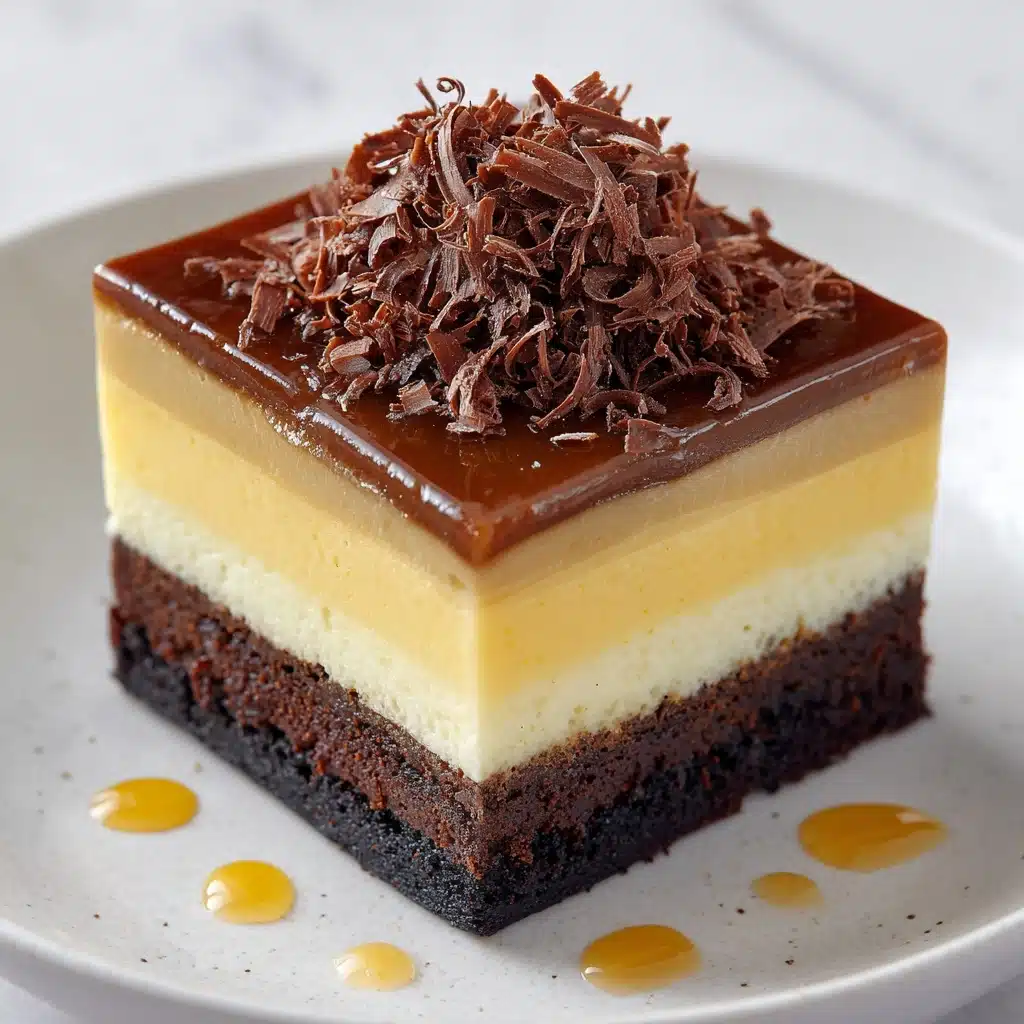 Secret Chocolate Cake with Passion Fruit Mousse Recipe