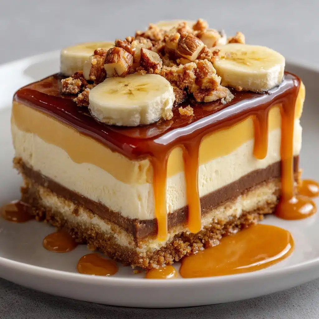 Banana Caramel Nut Cheesecake Recipe - Recipe Image