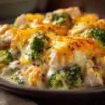 Chicken with Broccoli in a Creamy Cheesy Sauce Recipe