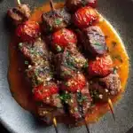 Pizza Steak Skewers Recipe