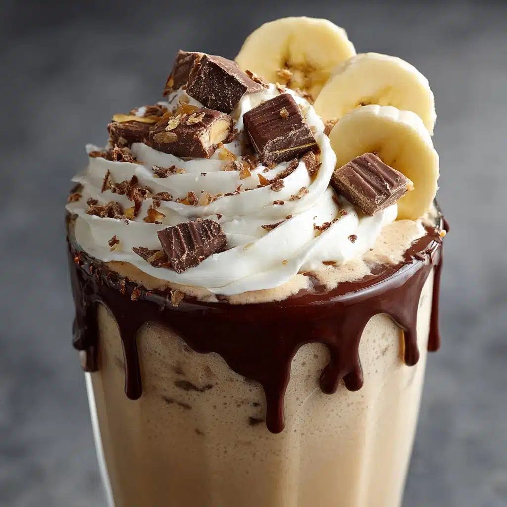 Banana Caramel Chocolate Frappuccino Recipe - Recipe Image