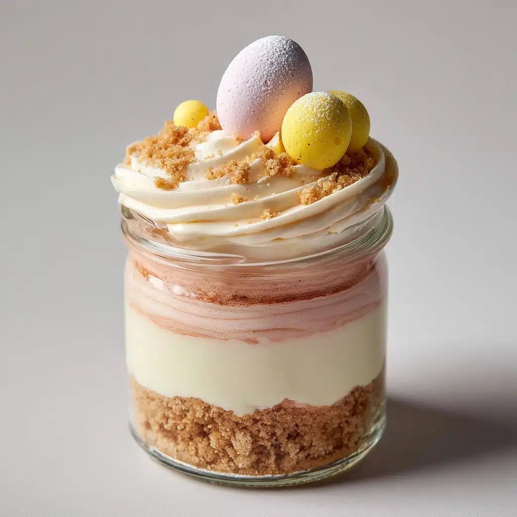 Easter Egg Cheesecake Jars Recipe
