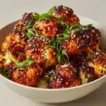 Sweet and Spicy Baked Cauliflower Recipe