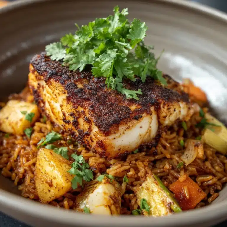 Baked Fish Rice Recipe