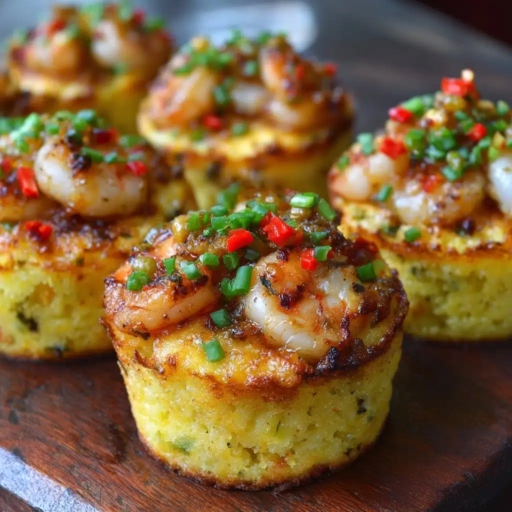 Mini Deviled Crab Cornbread Muffins Recipe - Recipe Image