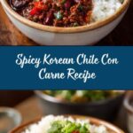 Korean Chile Con Carne Recipe