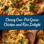 One-Pot Queso Chicken and Rice Recipe
