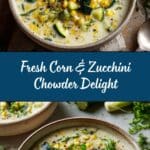 Summer Fresh Corn and Zucchini Chowder Recipe