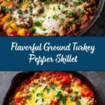 Simple Ground Turkey Pepper Skillet Recipe