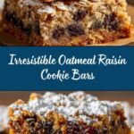 Oatmeal Raisin Cookie Bars Recipe