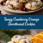 Cranberry Orange Shortbread Cookies Recipe