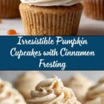 Pumpkin Cupcakes with Cinnamon Cream Cheese Frosting Recipe