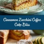 Cinnamon Zucchini Coffee Cake Recipe