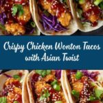 Crispy Chicken Wonton Tacos Recipe