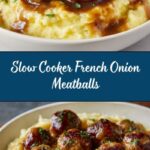 Crock Pot French Onion Meatballs Recipe