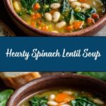 Spinach, Lentil, and Butter Bean Soup Recipe
