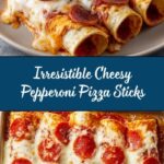 Cheesy Pepperoni Pizza Sticks Recipe