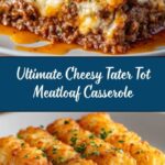 Cheesy Tater Tot Meatloaf Casserole Recipe