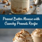 Peanut Butter Mousse with Crunchy Peanuts Recipe