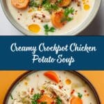 Crockpot Creamy Chicken and Potato Soup Recipe