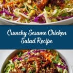 Sesame Chicken Cabbage Crunch Salad Recipe