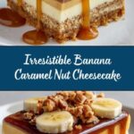 Banana Caramel Nut Cheesecake Recipe