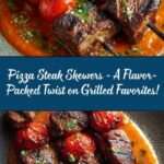 Pizza Steak Skewers Recipe