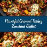 Ground Turkey Zucchini Chickpea Skillet Recipe