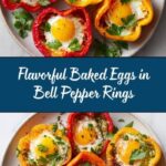 Baked Eggs in Bell Pepper Rings Recipe