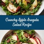 Apple Arugula Salad with Honey Balsamic Dressing Recipe