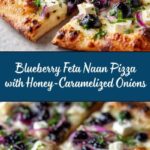 Blueberry Feta & Honey-Caramelized Onion Naan Pizza Recipe