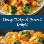 Chicken with Broccoli in a Creamy Cheesy Sauce Recipe