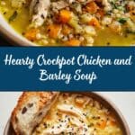 Crockpot Chicken and Barley Soup Recipe